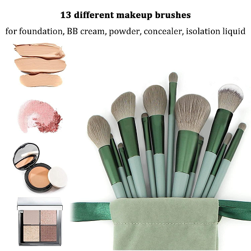 13 PCS Makeup Brush Set Soft and elegent plus other makeup metarials