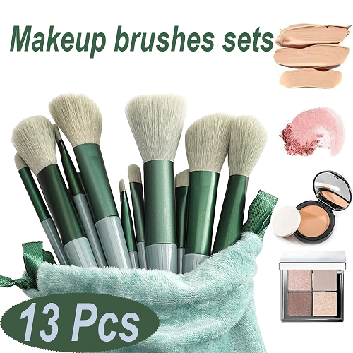 13 PCS Makeup Brush Set Soft and elegent plus other makeup metarials