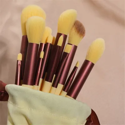 13 PCS Makeup Brush Set Soft and elegent plus other makeup metarials