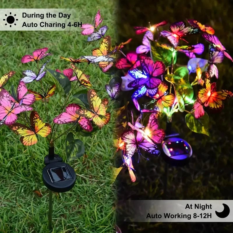 Solar Outdoor Butterfly Lights